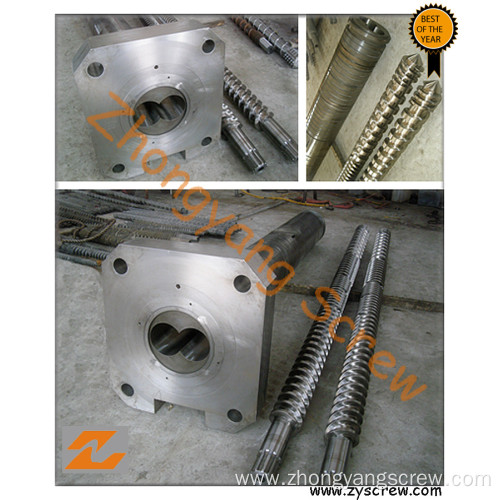 PVC Processing Parallel Double Screw and Barrel